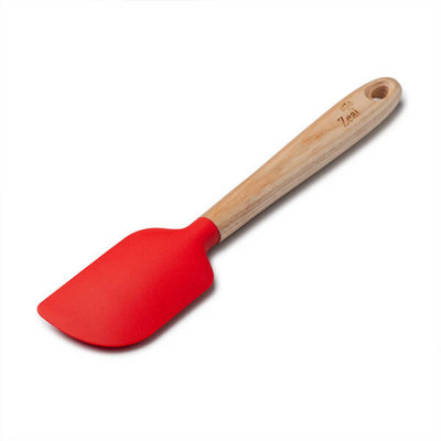 Zeal Large Spatula Spoon With Ash Wood Handle Red from B&Q