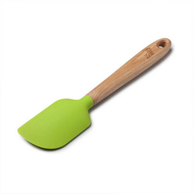 Zeal Large Spatula Spoon With Ash Wood Handle Neon Lime from B&Q