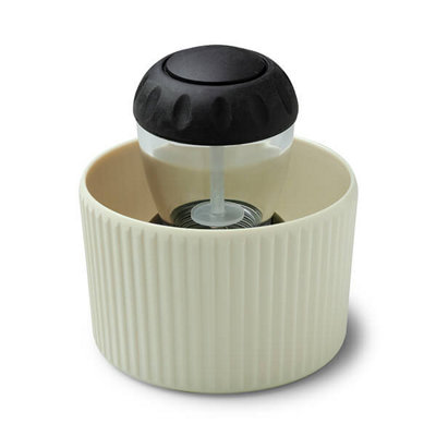 Zeal Black Dish Brush In Cream Holder from B&Q