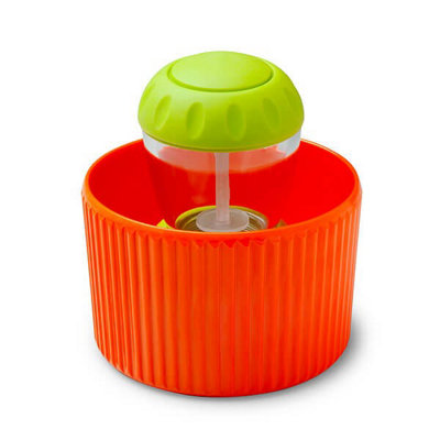 Zeal Lime Dish Brush In Neon Orange Holder from B&Q