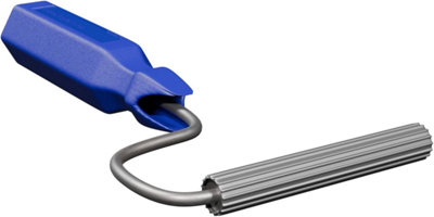 Cromar Pro Grp Laminating RollerBubble Buster With Ribbed Metal Roller For Even Resin & Air Bubble Removal140mm X 21mm from B&Q