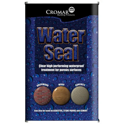 Cromar Alphachem Exterior Water SealHigh Performance Waterproof TreatmentLong Lasting Water RepellantClear25L from B&Q