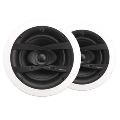 Q Acoustics Qi65Cw 6.5" Ip4X Bathroom In Ceiling Speakers (Pair) from B&Q