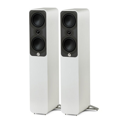 Q Acoustics Q 5040 Compact Floorstanding SpeakerSatin White from B&Q