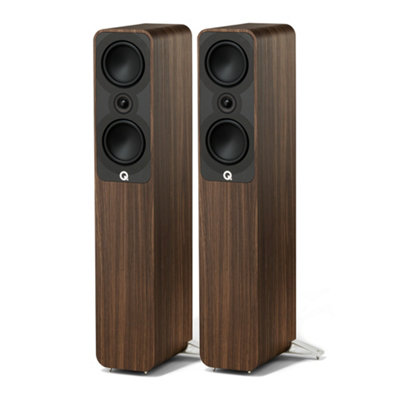 Q Acoustics Q 5040 Compact Floorstanding Speaker PairSantos RosewoodIncludes Qed Xt25 Cable from B&Q