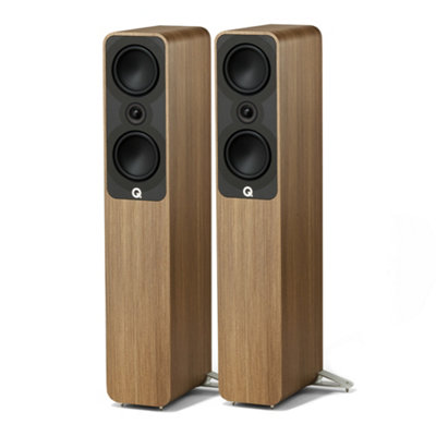 Q Acoustics Q 5040 Compact Floorstanding SpeakerHolme OakPair6-Year Warranty from B&Q