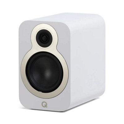 Q Acoustics 3030C Bookshelf SpeakersWhite from B&Q