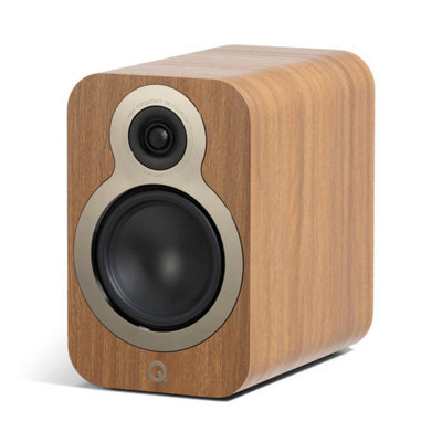 Q Acoustics 3030C Bookshelf SpeakerOak Finish from B&Q