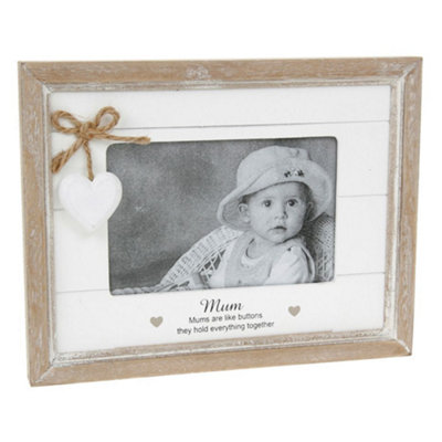 Provence Sentiment Photo Frame 6X4"Mum from B&Q