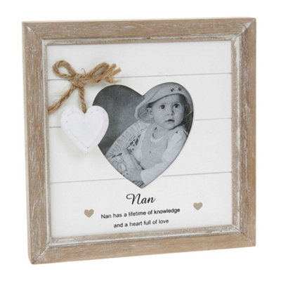 Provence Message Heart Photo FrameNan from B&Q