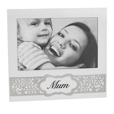 Daisy Flowers Sentiment Photo Frame 6X4"Mum from B&Q