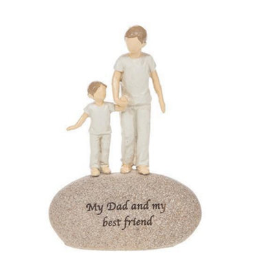 Dad Rocks FigurineDad & Son Sentimental from B&Q