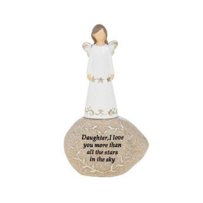 Stone Sentiment Angel FigurineDaughter from B&Q