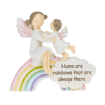 Rainbow Angels FigurineMumMums Are Rainbows That Are Always There from B&Q