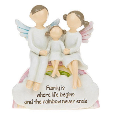 Rainbow Angels FigurineFamily from B&Q