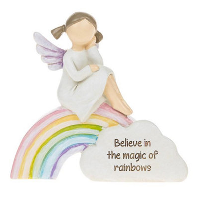 Rainbow Angels FigurineBelieve from B&Q