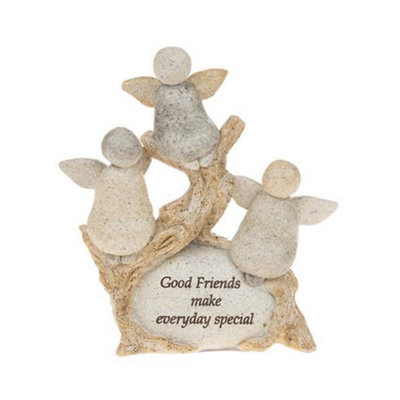 Pebble Art Angel  FigurineFriends from B&Q