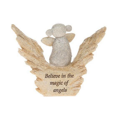 Pebble Art Angel FigurineAngel from B&Q