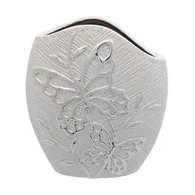Butterfly Modern VaseChampagne from B&Q