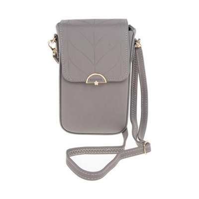 Equilibrium Star Embellished Mobile Phone BagGrey from B&Q