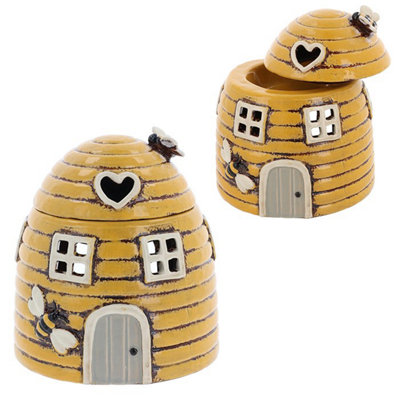 Village Pottery Beehive Dome House Melt WarmerYellow from B&Q