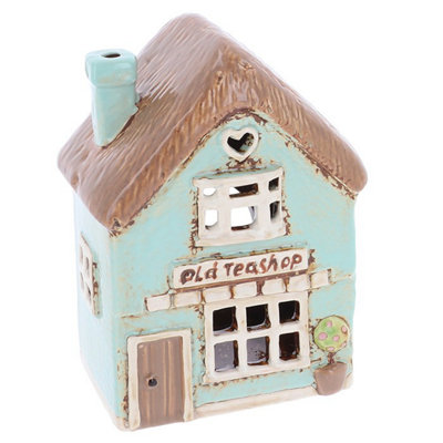 Village Pottery Tea Shop Tea Light Holder from B&Q