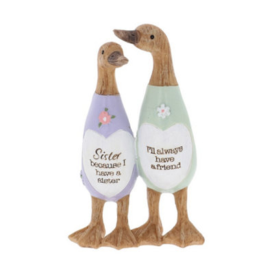 Daisy Message Double Duck FigurineMum & Daughter from B&Q