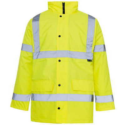 Supertouch Hi-Vis Jacket Yellow StandardM from B&Q