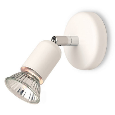 Luminosa Lighting Luminosa Runner 1 Light Single Spotlight WhiteGu10 from B&Q