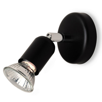 Luminosa Lighting Luminosa Runner 1 Light Single Spotlight BlackGu10 from B&Q
