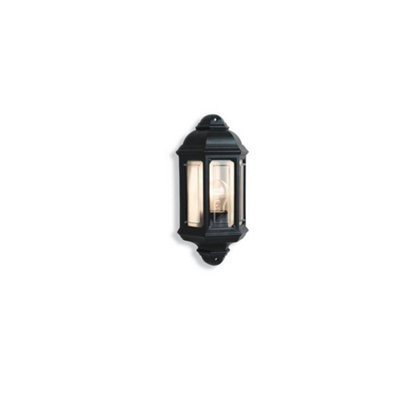 Luminosa Lighting Luminosa Outdoor 1 Light Wall Lantern Black Ip44E27 from B&Q