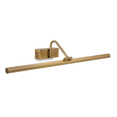 Luminosa Lighting Luminosa Led 1 Light Picture Wall Light Antique Brass from B&Q