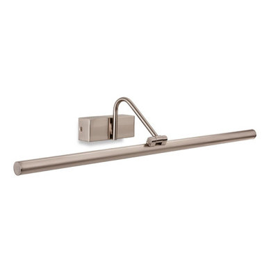Luminosa Lighting Luminosa Led 1 Light Picture Wall Light Brushed Steel from B&Q