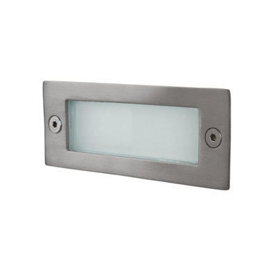 Luminosa Lighting Luminosa Led Led 12 Light Wall & Step Light Stainless Steel Ip44 from B&Q