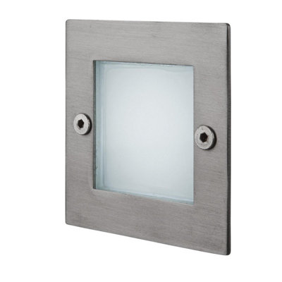 Luminosa Lighting Luminosa Led Led 9 Light Wall & Step Light Stainless Steel Ip44 from B&Q