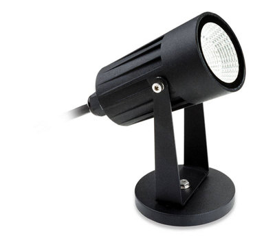 Luminosa Lighting Luminosa Led 1 Light Outdoor Wall Light & Spike Spot Black Ip44 from B&Q