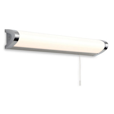 Luminosa Lighting Luminosa Amari 1 Light 8W Switched Bathroom Over Mirror Wall Light Chrome Ip44 from B&Q