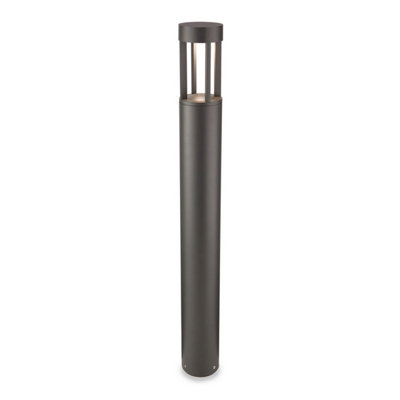 Luminosa Lighting Luminosa Delta Led 1 Light Outdoor Tall Bollard Post Graphite Ip54 from B&Q