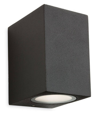 B&Q -  Luminosa Capital Led Single Outdoor Wall Light Graphite Ip54