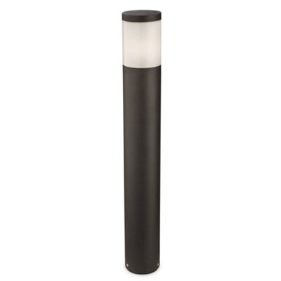Luminosa Lighting Luminosa Beta 1 Light Outdoor Bollard Light Graphite Ip54E27 from B&Q