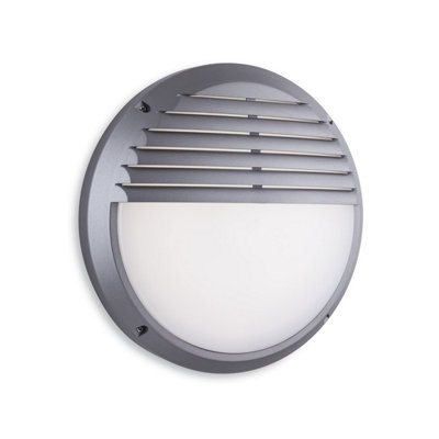 Luminosa Lighting Luminosa Luca Outdoor Integrated Led Bulkheads Round Black Ip65 from B&Q