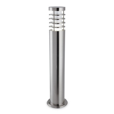 Luminosa Lighting Luminosa Tamar Outdoor Integrated Led Bollards Stainless Steel Ip44 from B&Q