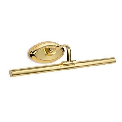 Luminosa Lighting Luminosa Led Modern Picture Light 440mm Polished Brass from B&Q