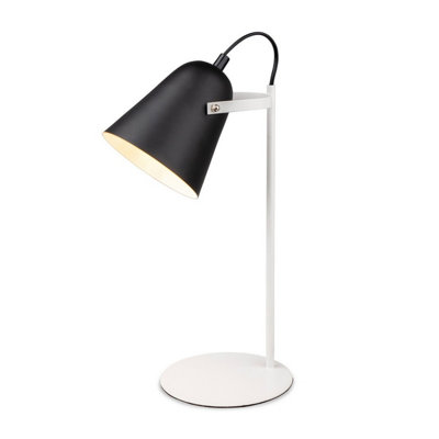 B&Q -  Luminosa Bella Modern Desk Table Lamp Black