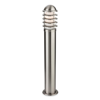 B&Q -  Luminosa Penrith Bollard800mm Stainless Steel Ip44