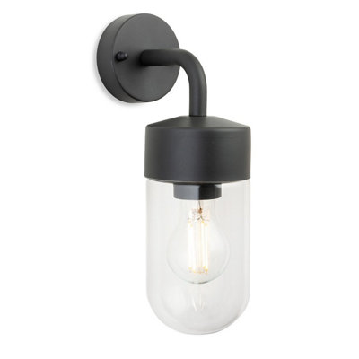 Luminosa Lighting Luminosa Brisbane Wall Light Graphite Ip44 from B&Q