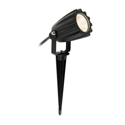 Luminosa Lighting Luminosa Marley Led Wall & Spike Spot Black Ip65 from B&Q