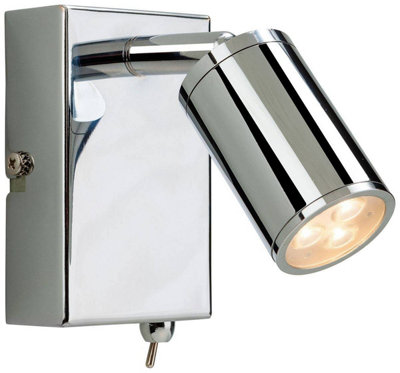 Luminosa Lighting Luminosa Orion Led 3 Light Indoor Wall Spotlight (Switched) Chrome from B&Q