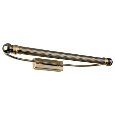 Luminosa Lighting Luminosa Led Picture Wall Light Antique Brass from B&Q