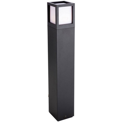Luminosa Lighting Luminosa Evo Led 1 Light Outdoor Tall Bollard Light Graphite Ip54 from B&Q